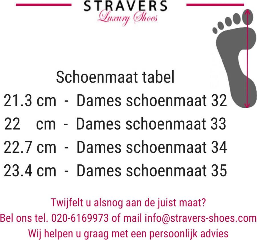 Stravers Grote Maten Schoenen Stravers Zwarte Leren Pumps met Bandje Blokhak Grote Maten Hakken