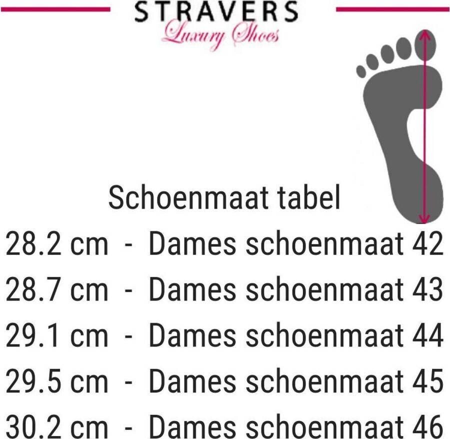 Stravers Grote Maten Schoenen Stravers Zwarte T-band Pumps Damesschoenen Grote Maten