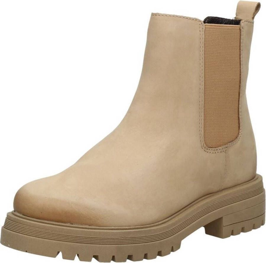 Sub55 Chelsea boots Enkellaarsjes Plat Cognac