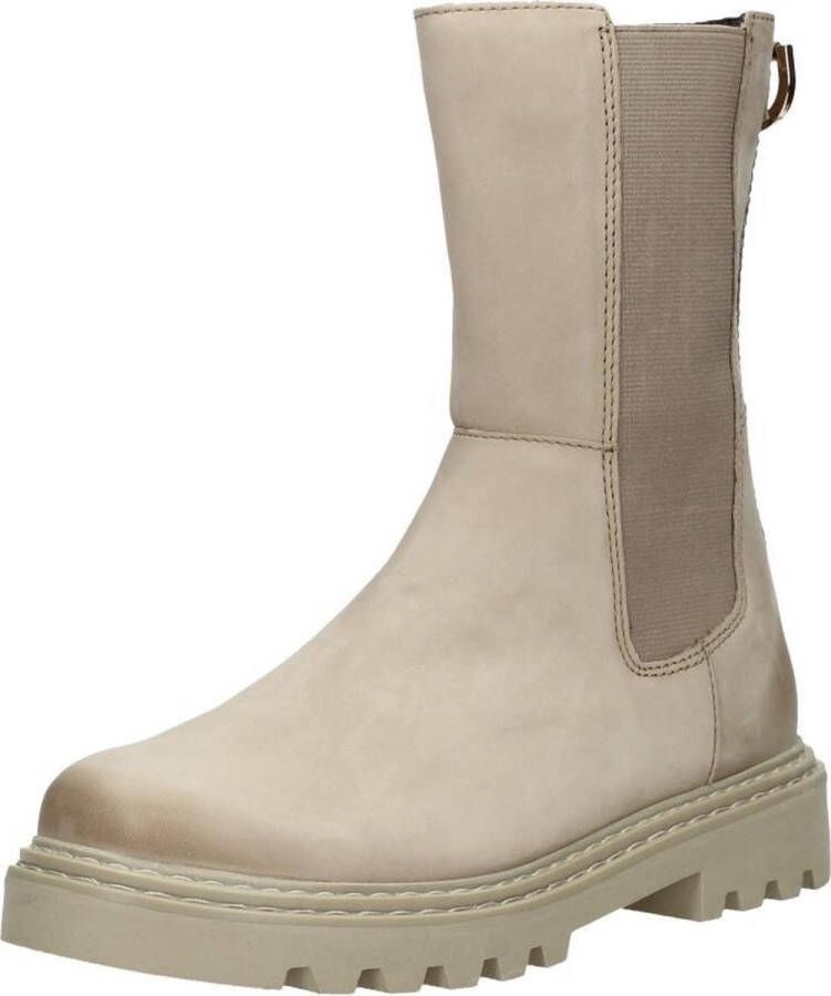 Sub55 Chelsea boots Enkellaarsjes Plat taupe