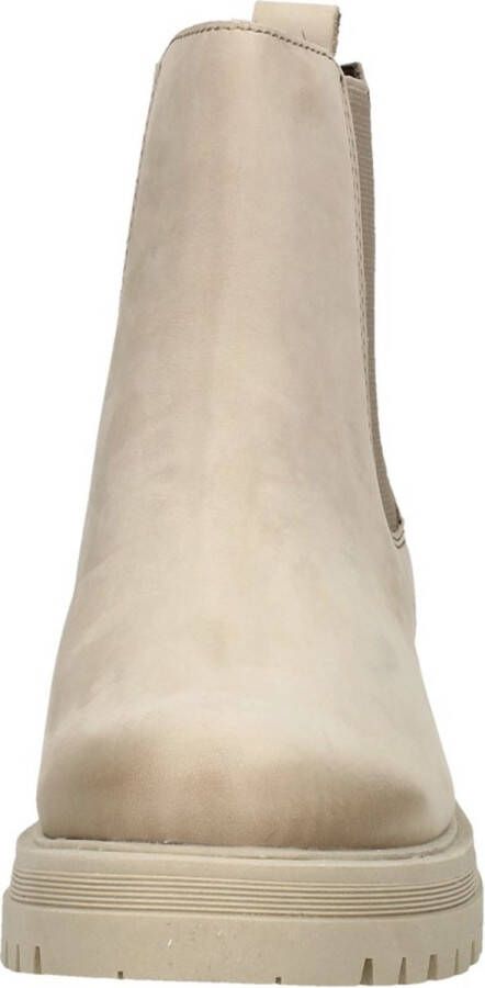 Sub55 Chelsea boots Enkellaarsjes Plat taupe