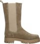 Sub55 Chelsea boots Enkellaarsjes Plat taupe - Thumbnail 10