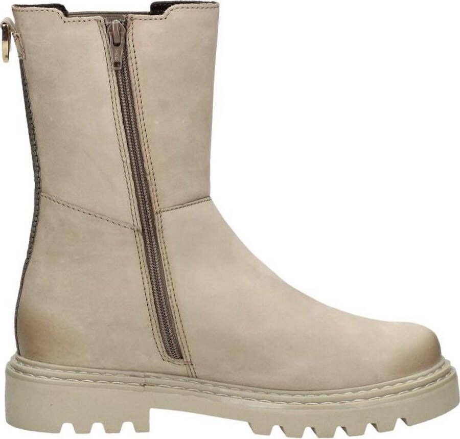 Sub55 Chelsea boots Enkellaarsjes Plat taupe