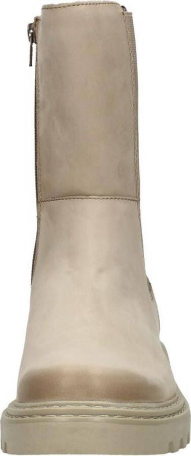 Sub55 Chelsea boots Enkellaarsjes Plat taupe