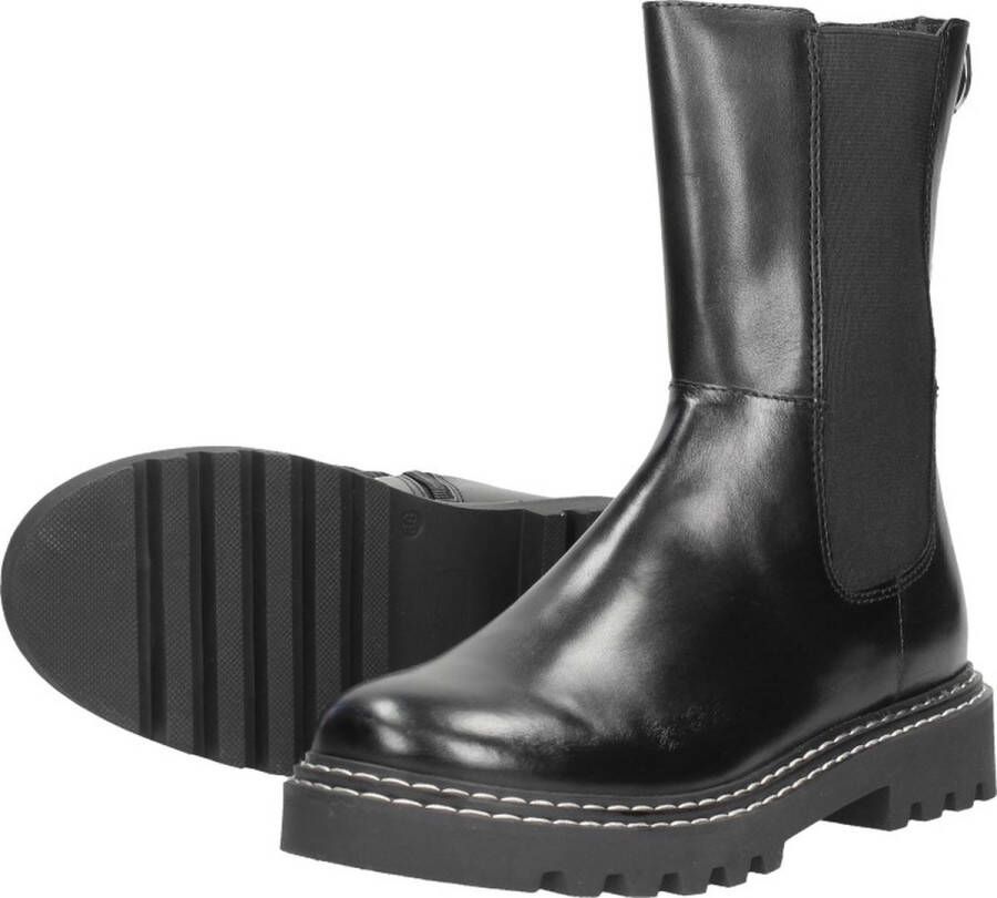 Sub55 Chelsea boots Enkellaarsjes Plat zwart