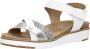 Sub55 Comfort Collection Romi 22 Sandalen Plat wit - Thumbnail 4