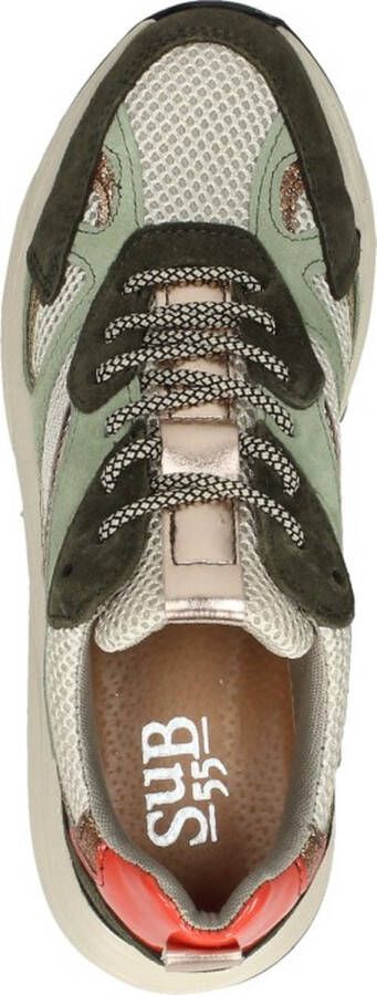 Sub55 Dames sneakers Laag groen