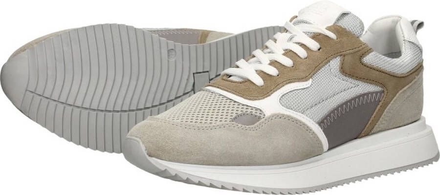 Sub55 Heren sneakers Laag taupe