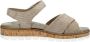 Sub55 Mia 01 Sandalen Plat beige - Thumbnail 5