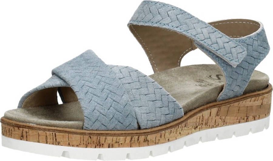 Sub55 Mia 01 Sandalen Plat licht blauw