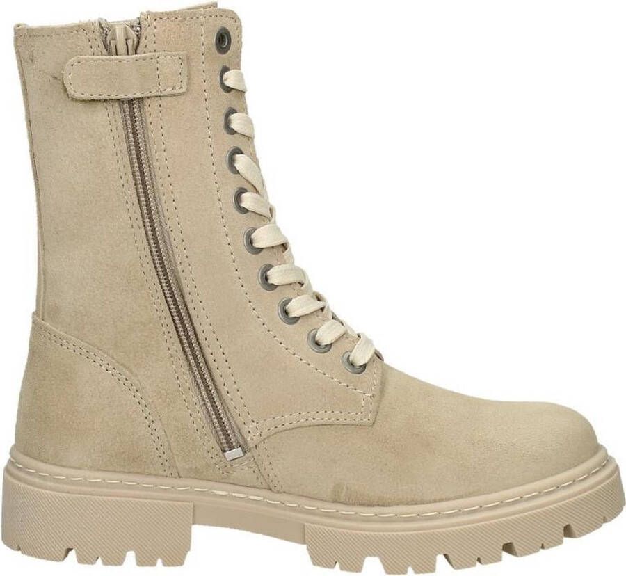 Sub55 Veterschoen hoog Veterschoen hoog beige