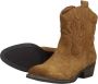 Sub55 Western boots Enkellaarsjes Hak cognac - Thumbnail 3