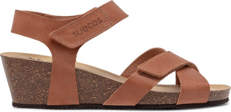 Suecos sandalen Idun Cognac