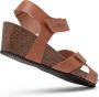 Suecos Idun sandalen dames cognac comfortabel schokabsorberend antibacterieel flexibele zool sleehak - Thumbnail 4