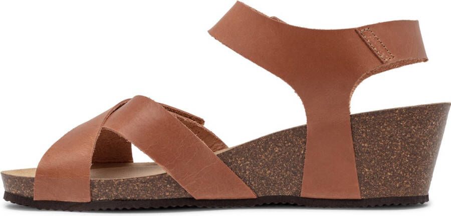 Suecos sandalen Idun Cognac