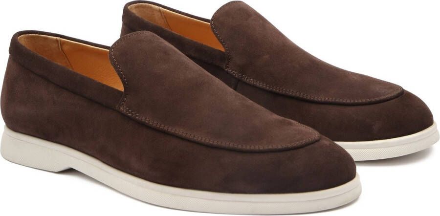 Suitable Loafers Bruin Suede Heren