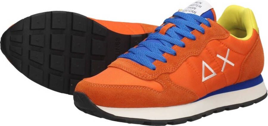 Sun 68 Sun68 Tom Solid Nylon heren sneaker Oranje