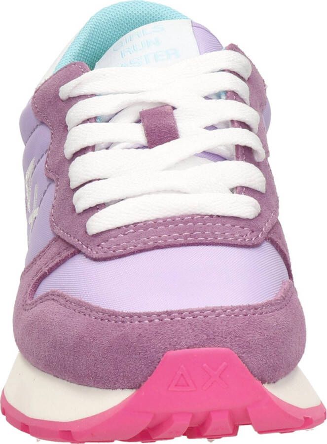 Sun68 Ally Solid Nylon Lage sneakers Dames Paars