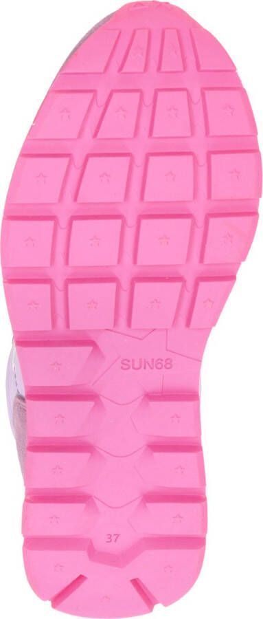 Sun68 Ally Solid Nylon Lage sneakers Dames Paars