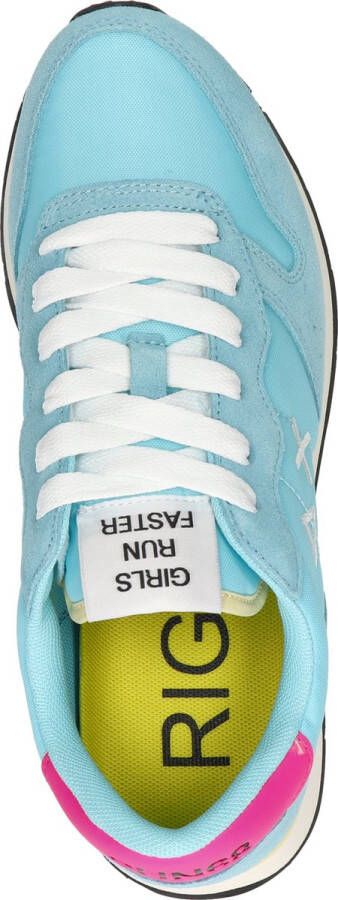 Sun68 Ally Solid Nylon Lage sneakers Leren Sneaker Dames Blauw - Foto 9