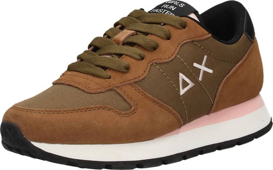 Sun68 Ally Solid Sneakers Laag cognac