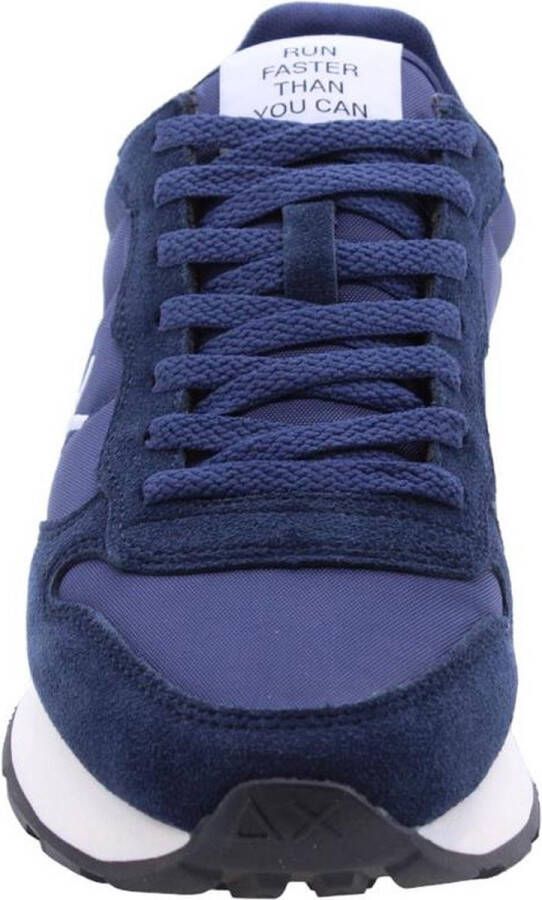 Sun68 Blauwe Sneakers Tom Solid Nylon