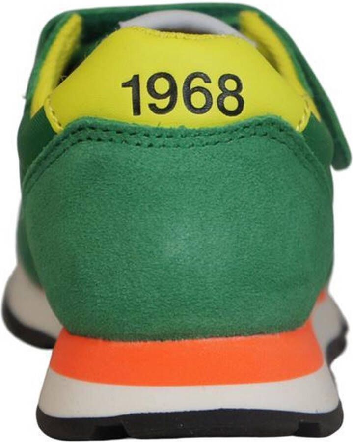 Sun68 Boys Tom Solid Lage sneakers Jongens Groen