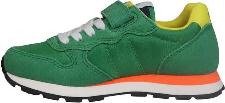 Sun68 Boys Tom Solid Lage sneakers Jongens Groen