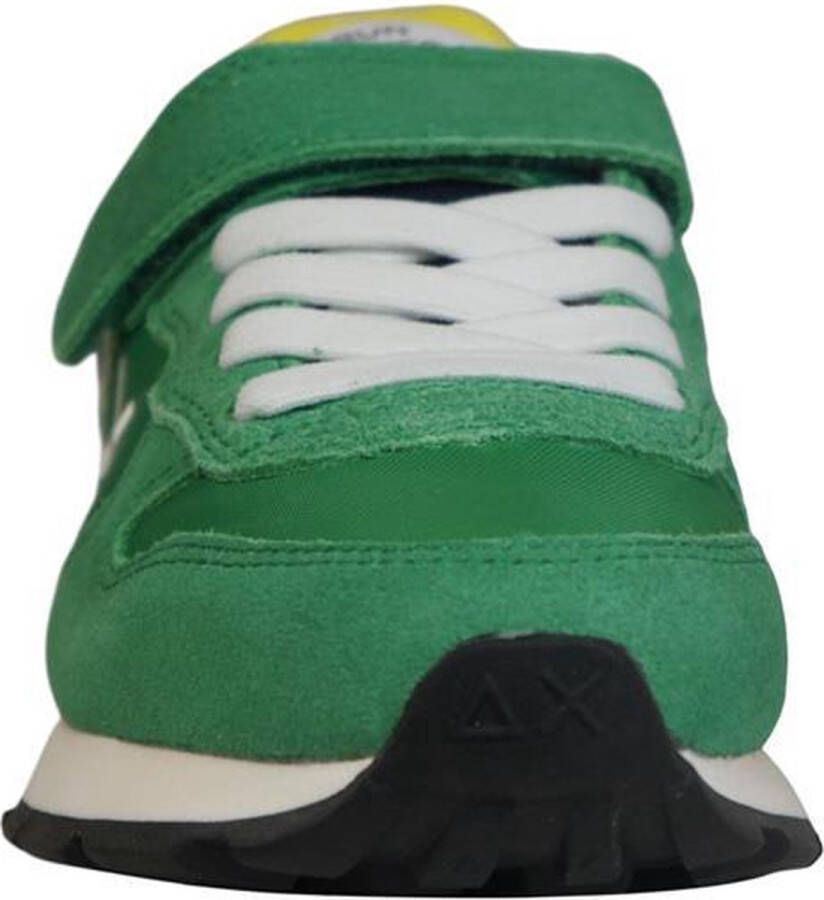 Sun68 Boys Tom Solid Lage sneakers Jongens Groen