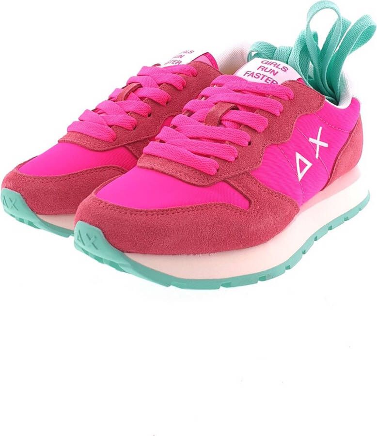 Sun68 Sun 68 Ally Solid Nylon dames sneaker Fuchsia