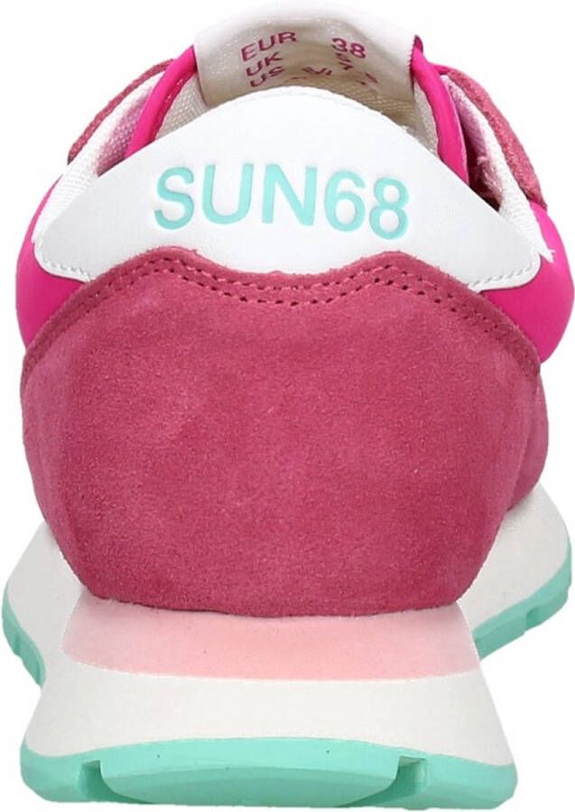 Sun68 Sun 68 Ally Solid Nylon dames sneaker Fuchsia