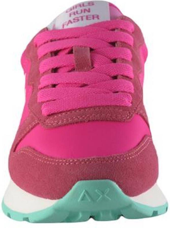 Sun68 Sun 68 Ally Solid Nylon dames sneaker Fuchsia