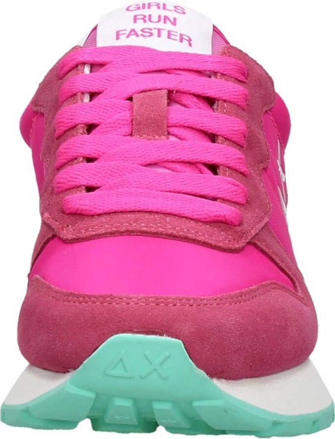 Sun68 Sun 68 Ally Solid Nylon dames sneaker Fuchsia