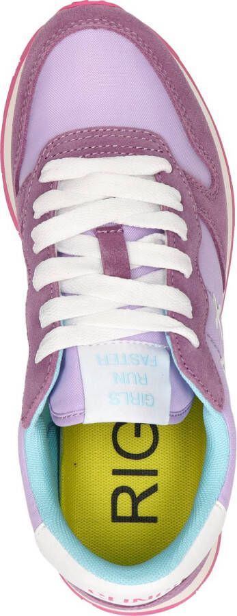 Sun68 Sun 68 Ally Solid Nylon dames sneaker Lila