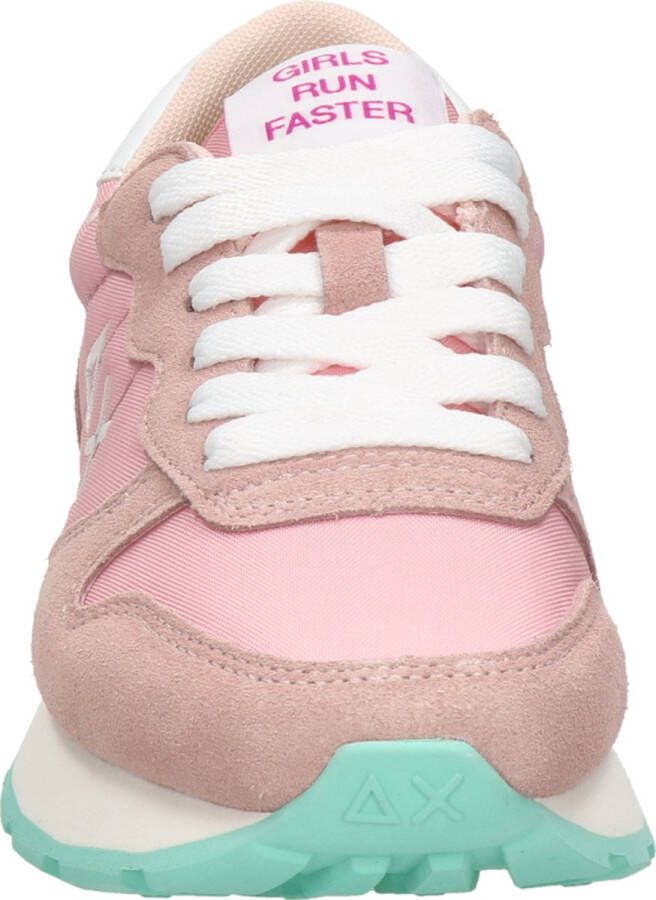 Sun68 Sun 68 Ally Solid Nylon dames sneaker Roze