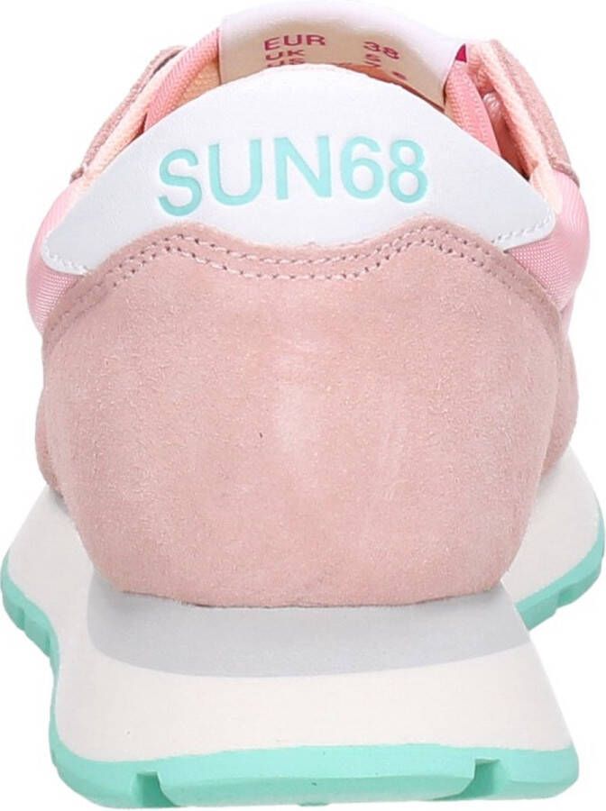 Sun68 Sun 68 Ally Solid Nylon dames sneaker Roze