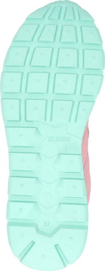 Sun68 Sun 68 Ally Solid Nylon dames sneaker Roze