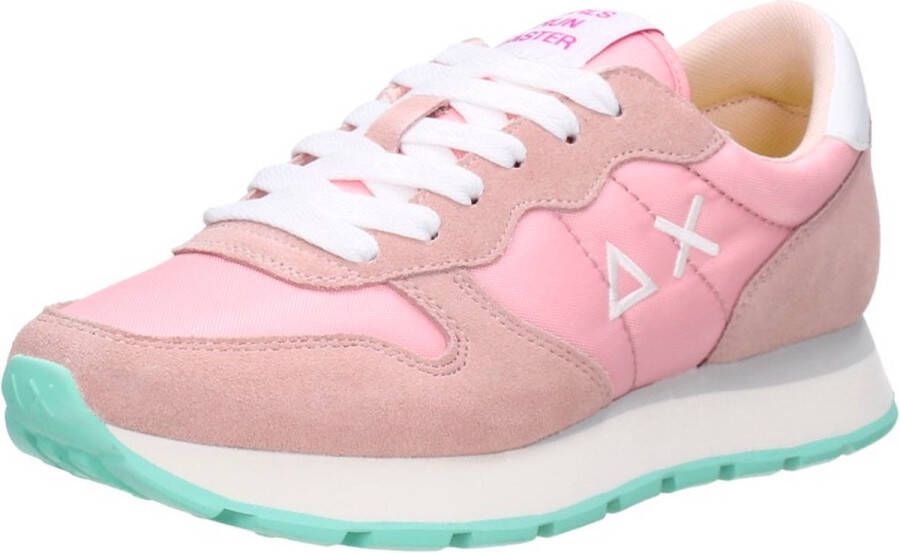 Sun68 Sun 68 Ally Solid Nylon dames sneaker Roze