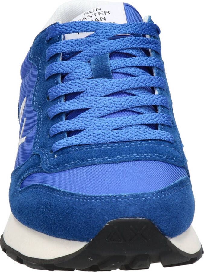 Sun68 Tom Solid Nylon Men Lage sneakers Heren Blauw