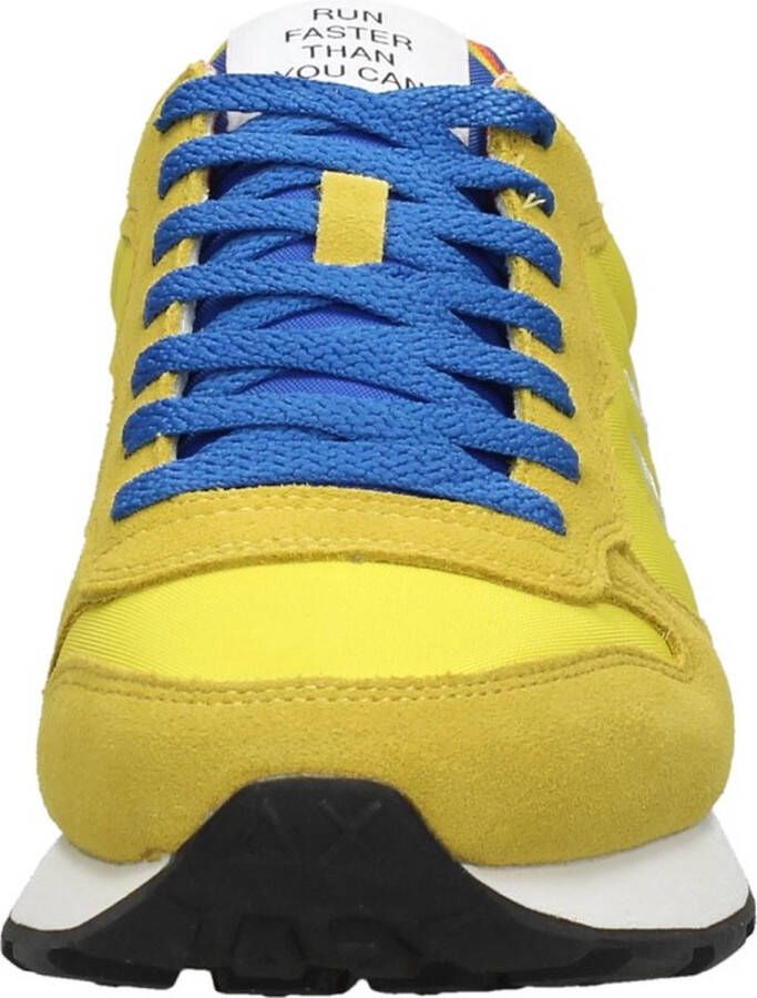 Sun68 Tom Solid Nylon Men Lage sneakers Heren Geel