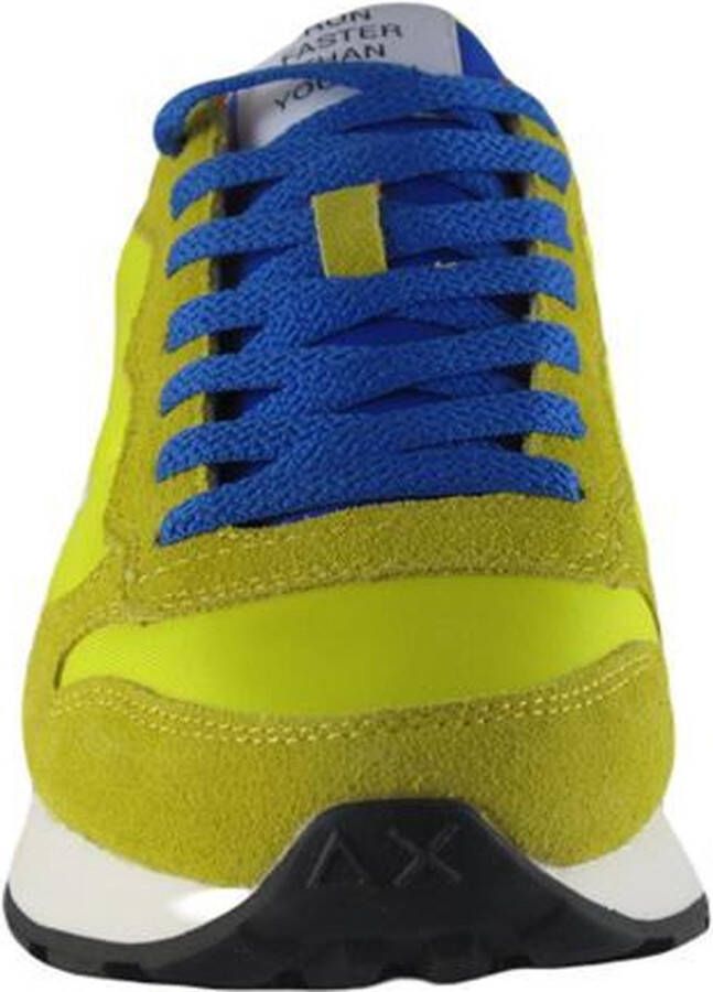 Sun68 Tom Solid Nylon Men Lage sneakers Heren Geel