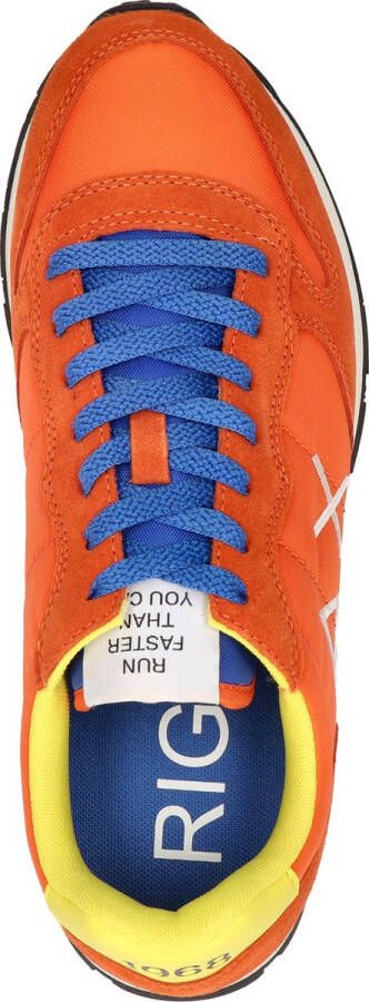 Sun68 Tom Solid Nylon Men Lage sneakers Heren Oranje