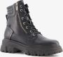 Supercracks Supercrack Veterboots zwart Pu - Thumbnail 8