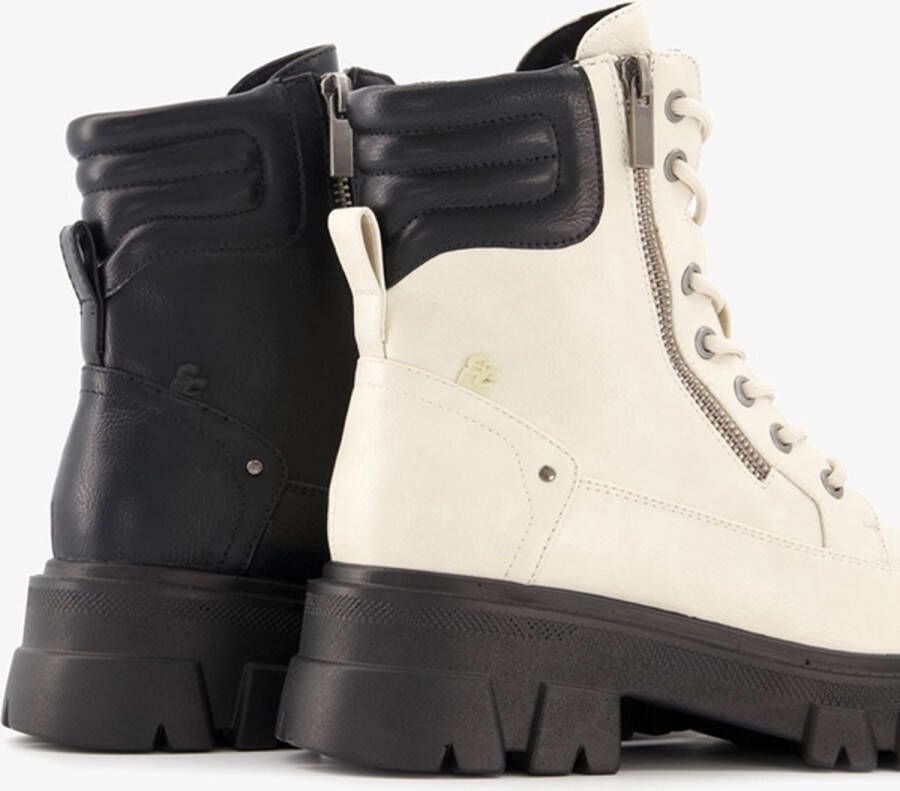 Supercracks Veterboots zwart Synthetisch