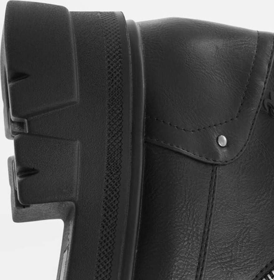 Supercracks Veterboots zwart Synthetisch