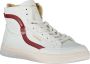 Superdry VEGAN BASKET OV HIGH TRAINER White Oxblood (MF110078A 4ML) - Thumbnail 2