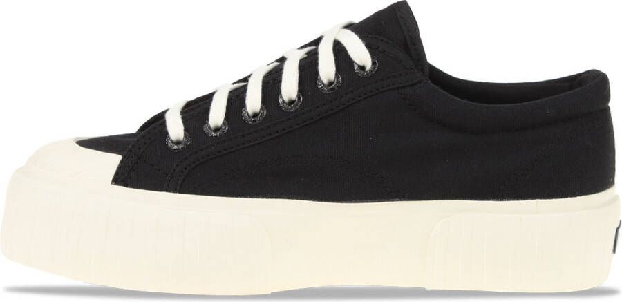 Superga 2631 Stripe Platform Zwart Dames