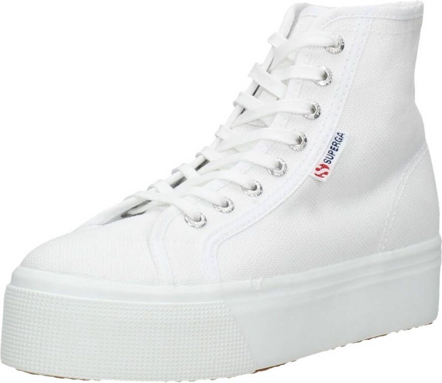 Superga Witte Casual High-Top Damessneakers White Dames