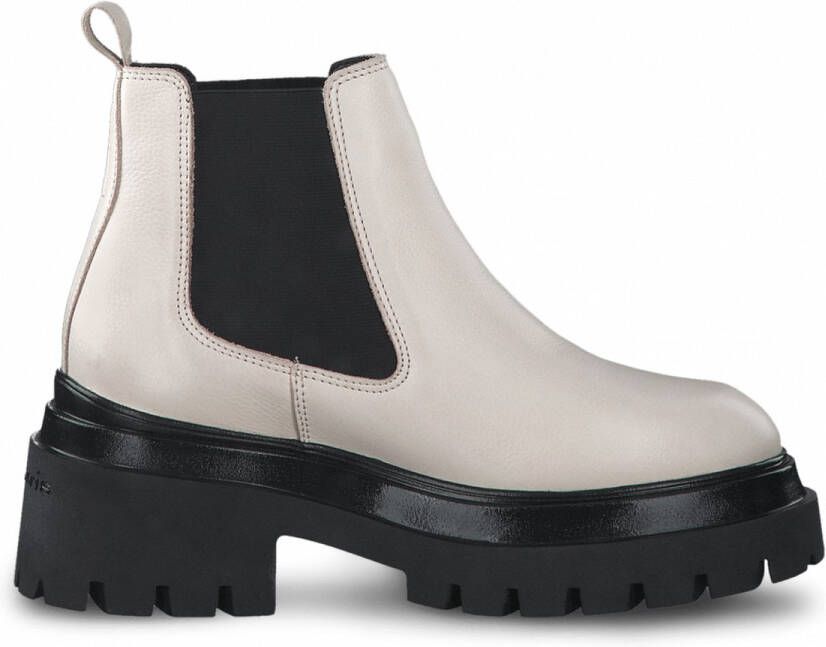 Tamaris Chelsea boots beige Leer Dames