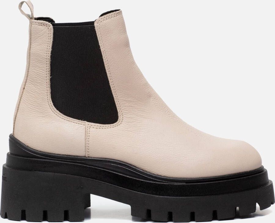 Tamaris Chelsea boots beige Leer Dames